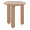 Image de KARTELL table basse UNDIQUE MAS H 51 cm (Rose - Bois de hêtre laqué polyester)