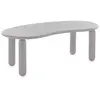 Image de KARTELL table basse UNDIQUE MAS H 44 cm (Gris - Bois de hêtre laqué polyester)