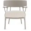 Image de KARTELL fauteuil A.I. LOUNGE (Gris / Blanc - Tissu Riccio Bouclé et technopolymère thermoplastique recyclé soft touch)