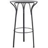Image de KARTELL table haute pour l'extérieur HIRAY (Noir - Acier verni)