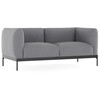 Image de KARTELL canapé à 2 places ASIA (Gris - Tissu Cotone Plain et acier peint)
