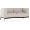 Image de KARTELL canapé à 2 places ASIA (Blanc - Tissu Panamino et acier peint)
