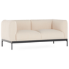 Image de KARTELL canapé à 2 places ASIA (Blanc - Tissu Cotone Structure et acier peint)