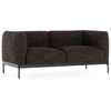 Image de KARTELL canapé à 2 places ASIA (Gris / Noir - Tissu Cotone Structure et acier peint)
