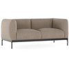 Image de KARTELL canapé à 2 places ASIA (Beige - Tissu Bouclé New et acier peint)