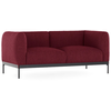 Image de KARTELL canapé à 2 places ASIA (Burgundy - Tissu Bouclé New et acier peint)
