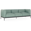 Image de KARTELL canapé à 3 places ASIA (Eau - Tissu Panamino et acier peint)