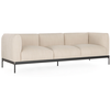 Image de KARTELL canapé à 3 places ASIA (Beige - Tissu Cotone Structure et acier peint)