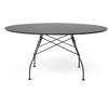 Image de KARTELL table ronde pour l'extérieur GLOSSY XXL OUTDOOR Ø 150 cm (Noir - Grès et acier peint)