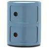 Image de KARTELL table de chevet COMPONIBILI à deux éléments (Bleu ciel - ABS)
