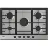 Image de Rosieres Rhg75wc5x Acier Inoxydable Intégré 75 Cm Gaz 5 Zone(s)