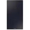 Image de Table de cuisson vitrocéramique 28cm 2 feux 2900kw noir rosieres -