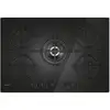 Image de Candy cvg74wtb noir encastrable 75 cm gaz 5 brûleurs