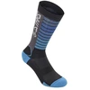 Image de Chaussettes hautes vélo Alpinestars Drop noires/bleues (22 cm)- S