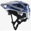 Image de Casque Alpinestars Vector Pro bleu foncé argent - S
