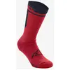 Image de Chaussettes Alpinestars Merino 24 rouge noir - M
