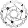 Image de Disque de frein semi-flottant Braking S3 Batfly 6 trous argent/noir- 2