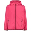 Image de Veste imperméable à capuche fille CMP - fragola/rose