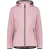 Image de Veste imperméable à capuche zippé femme CMP Rose 32A0456-B309