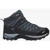Image de Chaussures CMP Rigel Mid Waterproof bleu marine jaune - 44