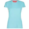 Image de T-shirt Trail Femme CMP - Acqua/Orange - Technologie Cool Menthol Boost - Taille XL