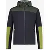 Image de Veste à capuche CMP Hybrid Light French gris foncé vert forêt - XXL