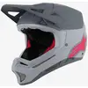 Image de Casque Alpinestars Missile Tech Racer MIPS gris rose - L