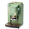 Image de Faber pro deluxe - machine à café avec presse à dosettes en laiton - cadre en acier vert acide mat