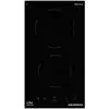 Image de Domino Vitrocéramique 30 Cm - 2 Hi-light - 9 Puissances De Chauffe - 3 Glem - Gth32t