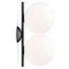 Image de FLOS lampe murale ou au plafond IC C/W DOUBLE 1 (Noir - Verre soufflé et métal)