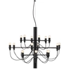 Image de FLOS lampe à suspension 2097/18 (Noir avec ampoules givrNero con ribalta bianca - Acier)