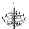 Image de FLOS lampe à suspension 2097/30 (Noir avec ampoules claires - Acier)