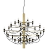 Image de FLOS lampe à suspension 2097/30 (Laiton avec ampoules claires - Acier)