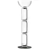 Image de FLOS lampadaire NOCTAMBULE (3 High Cylinders & Bowl - Verre soufflé / Aluminium moulé sous pression noir)