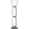 Image de FLOS lampadaire NOCTAMBULE (2 High Cylinders & Cone - Verre soufflé / Aluminium moulé sous pression noir)