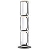 Image de FLOS lampadaire NOCTAMBULE (3 Low Cylinders - Verre soufflé / Aluminium moulé sous pression noir)