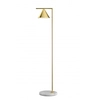 Image de FLOS lampadaire CAPTAIN FLINT (Laiton et marbre Blanc de Carrare - Acier, aluminium, laiton, marbre, polycarbonate)