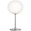 Image de FLOS lampe de table GLO-BALL T (Argent - Verre opale blanc et acier)