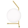 Image de FLOS lampe de table IC T1 LOW (Laiton brossé - Verre soufflé et métal)