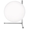 Image de FLOS lampe de table IC T2 (Acier chromAcciaio cromato e base occhio di pernice - Verre soufflé et métal)