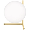 Image de FLOS lampe de table IC T2 (Laiton brossé - Verre soufflé et métal)
