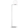 Image de FLOS lampadaire IC F2 (Acier chromé - Verre soufflé et métal)