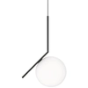 Image de FLOS lampe à suspension IC S2 (Noir - Verre soufflé et métal)