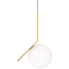 Image de FLOS lampe à suspension IC S2 (Laiton brossé - Verre soufflé et métal)