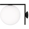 Image de FLOS lampe murale ou au plafond IC C/W2 (Noir - Verre soufflé et métal)