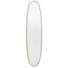 Image de FLOS miroir mural avec éclairage LA PLUS BELLE (Or brossé - aluminium et verre)