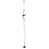 Image de FLOS lampe à suspension PARENTESI D avec variateur (Noir - acier / Élastomère)