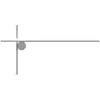 Image de FLOS lampe murale applique COORDINATES WALL 2 (Argent moon - Aluminium Extrudé)