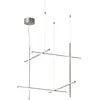 Image de FLOS lampe à suspension COORDINATES S3 (Argent moon - Aluminium Extrudé)