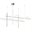 Image de FLOS lampe à suspension COORDINATES S4 (Argent moon - Aluminium Extrudé)